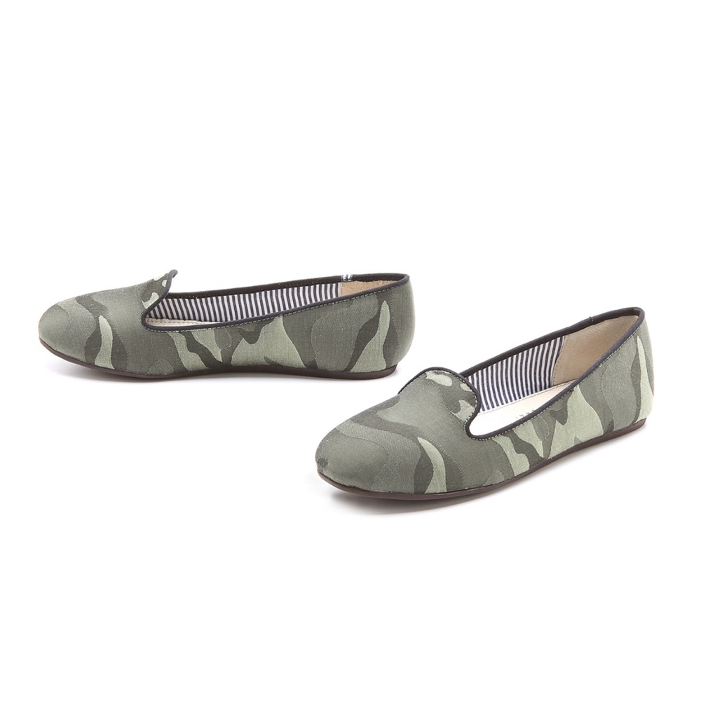 CHARLES PHILIP Camo Flats